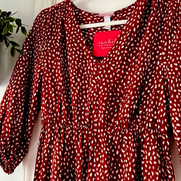Isabel Maternity by Ingrid & Isabel Dresses & Skirts - NWT- Isabel Maternity Dress Rust Orange - Medium